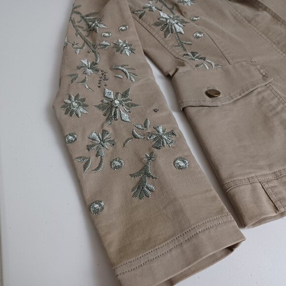 Votre Nom Jeans Beaded Embroidered Blazer Jacket - Picture 5 of 16